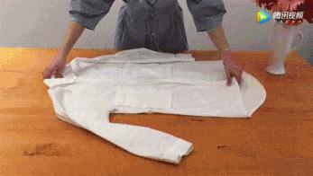 秋冬外套折叠收纳方法,阔腿裤的折叠方法秋冬