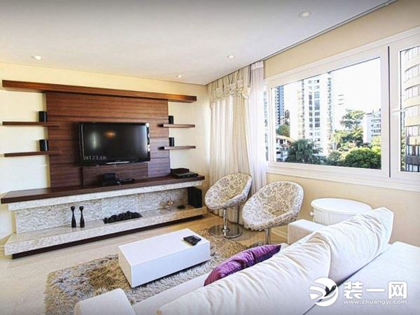 卧室纯色壁纸,有视觉感的室内壁纸