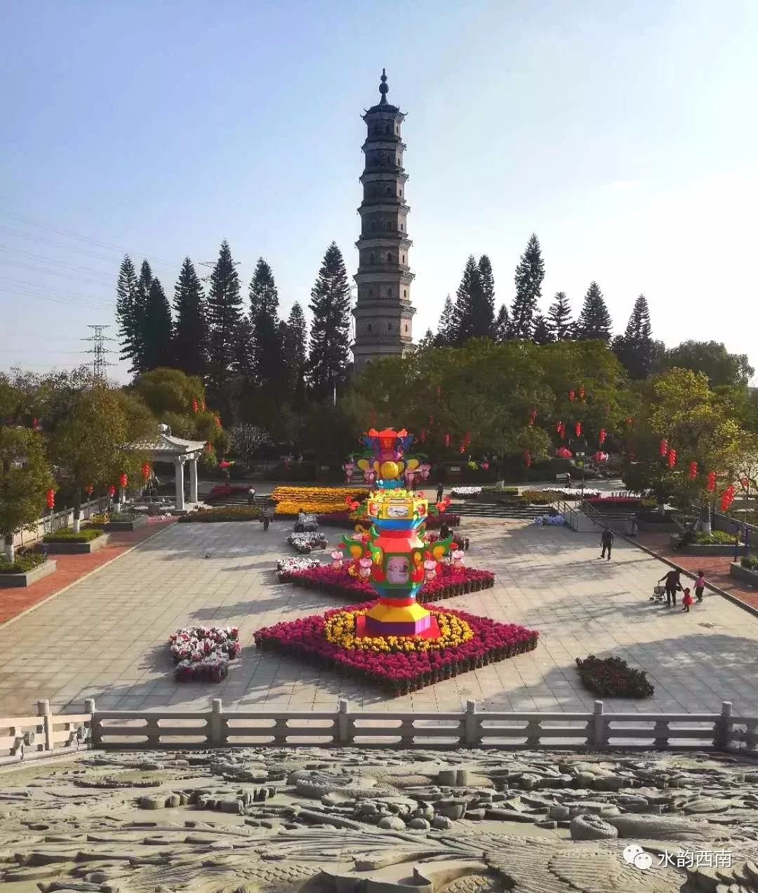 西南元宵花灯汇今晚正式上演，“三转文塔”将这样玩！