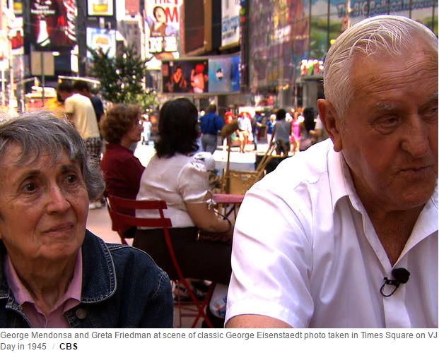 二战胜利时的经典之吻照片,二战经典照片男主角去世