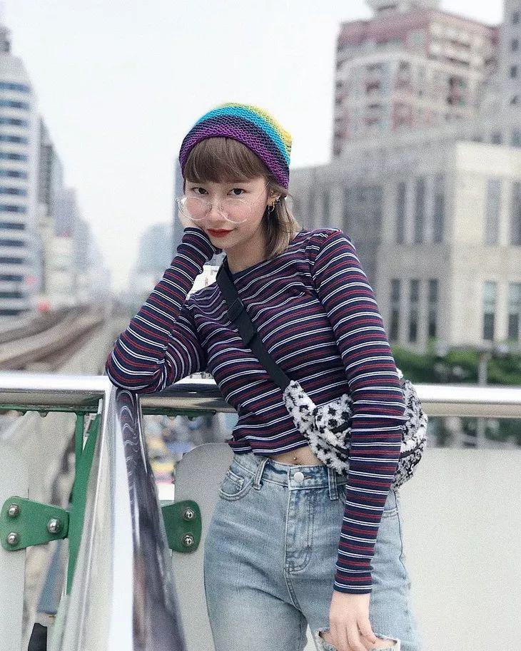 泰国网红眼镜妹,泰国最近很火的眼镜妹