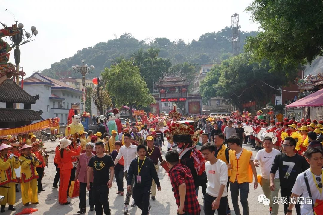 福建安溪迎神巡游,迎新年社火巡游展演