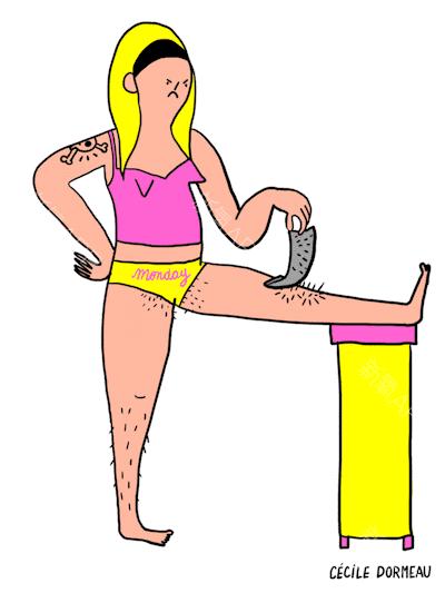 猕猴桃女孩一定要脱毛吗,夏天的猕猴桃