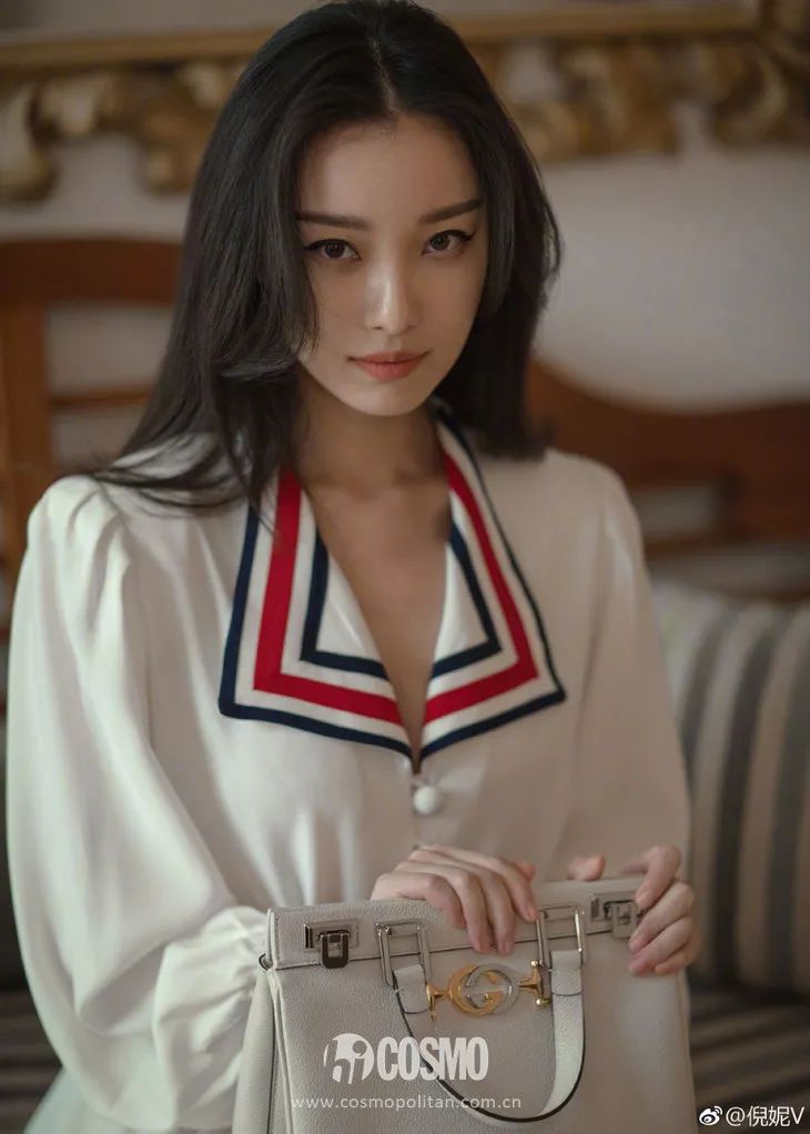 倪妮不画眼线的眼妆,倪妮美人计高清图片
