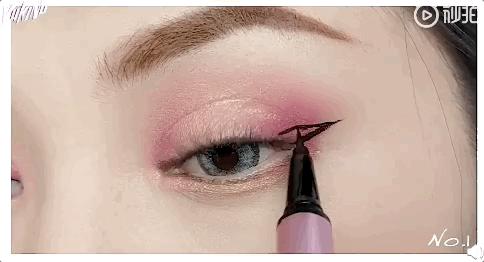 倪妮不画眼线的眼妆,倪妮美人计高清图片