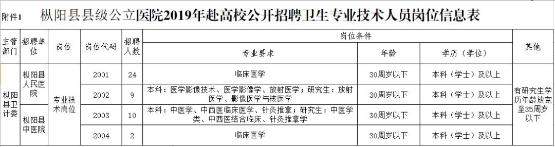 2020年祁阳人民医院招聘45人公告,枞阳县卫健系统人才招聘