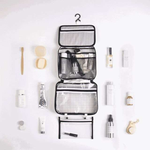 精致女孩出门旅行收纳行李箱,行李箱收纳技巧夏天旅游