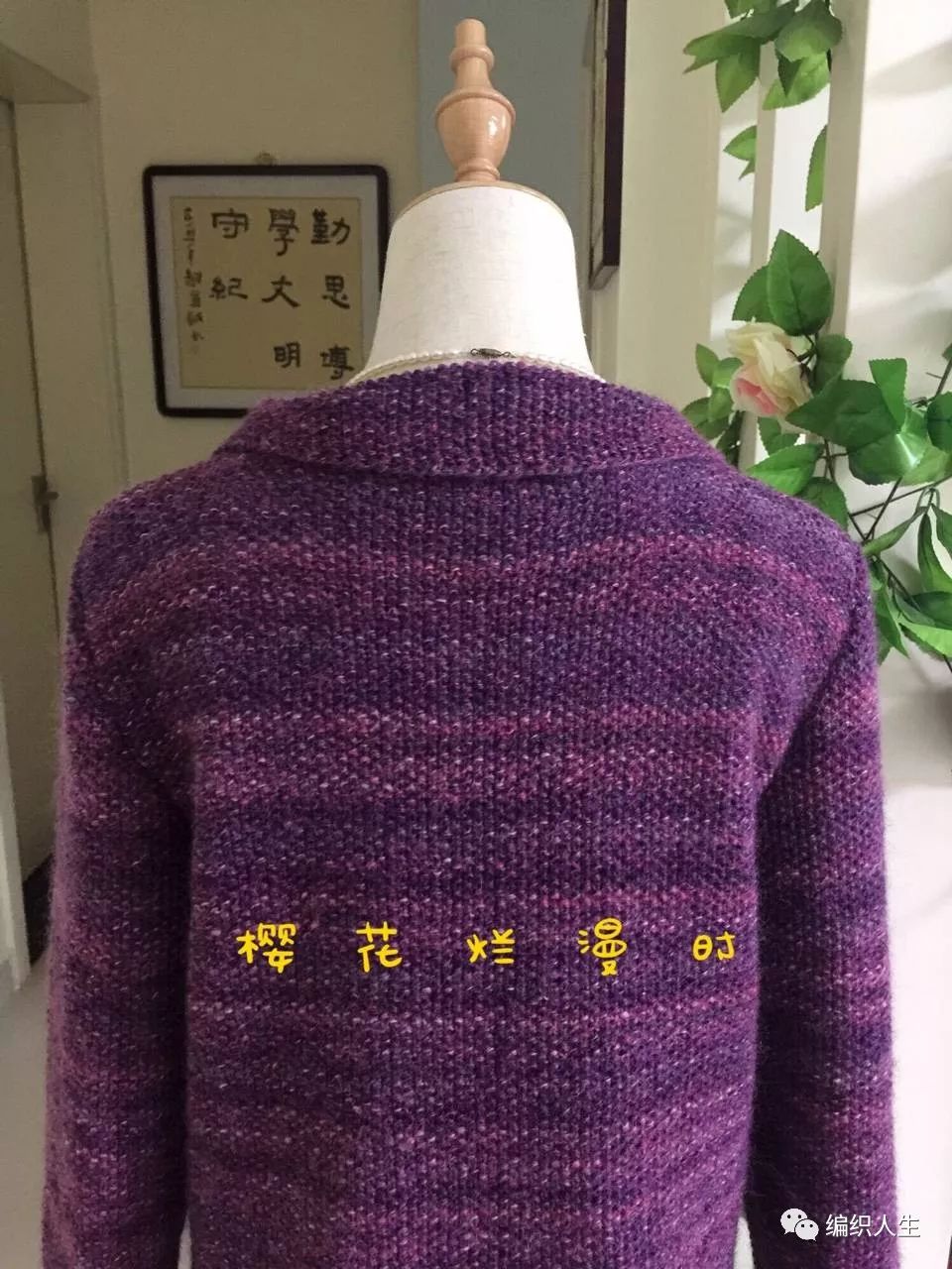 菱形格棒针开衫毛衣教程,棒针开衫毛衣外套时髦洋气教程