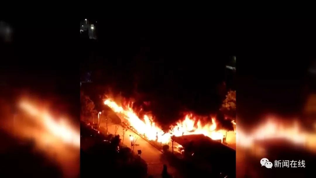 电动车棚引发火灾,电动车棚突发大火