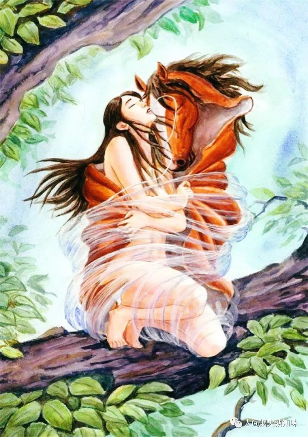 源于蜀地的蚕神马头娘与狮身人面像类似，它带来了丝绸之路的繁荣