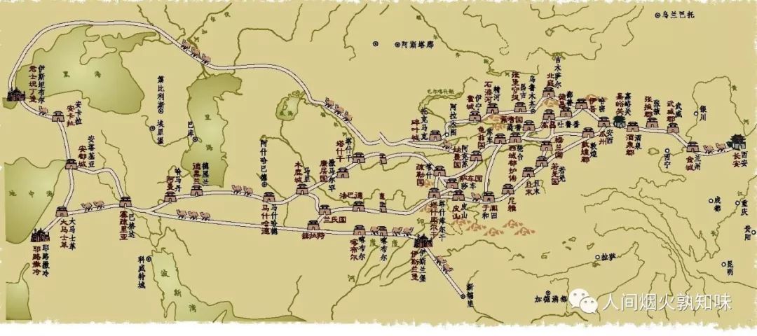 源于蜀地的蚕神马头娘与狮身人面像类似，它带来了丝绸之路的繁荣