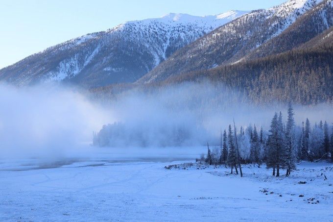 喀纳斯秋雪美景,喀纳斯雪国