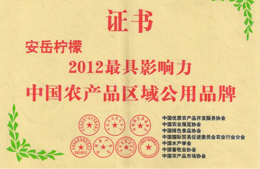 【方志四川•地理标志产品】安岳柠檬