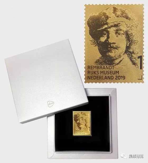 荷兰1852年发行邮票图案,伦勃朗邮票