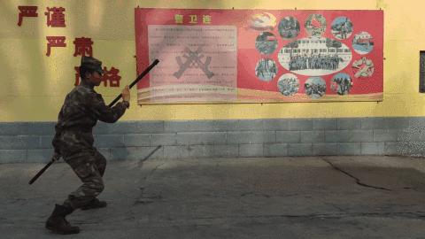 学少林棍法,军中少林