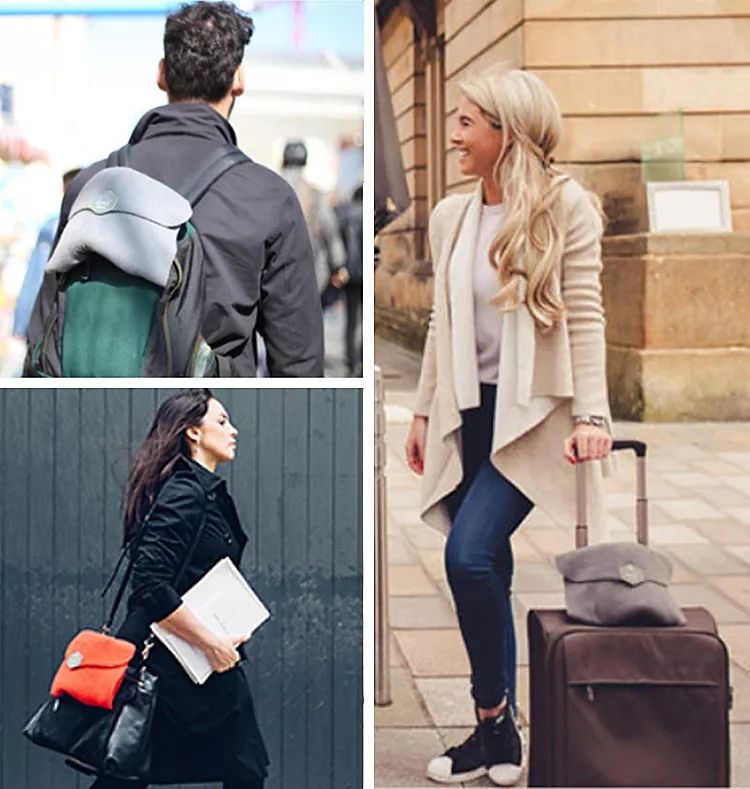 按压式旅行u枕,u型头枕旅行必备