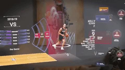 MagicLeap应用程序更新:支持实时更新NBA赛事直播和球员比较统计