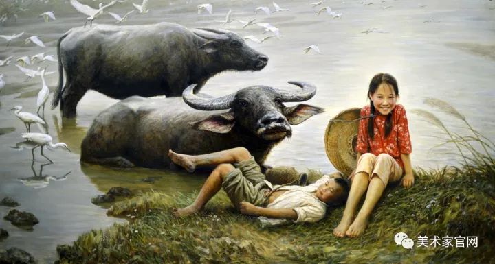 这是我见过最美的油画,日本女生最美的油画