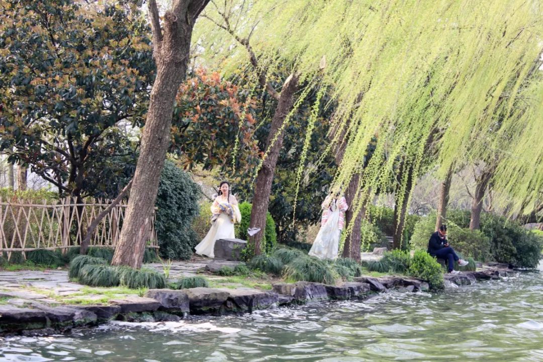 摇船前往酒店，睡在百花深处|杭州最仙儿的打开方式叫紫萱！