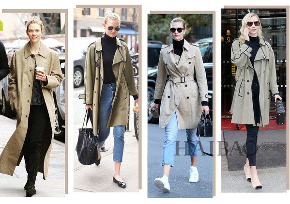 风衣正确穿搭,一件风衣怎么搭出3种不同风格