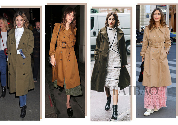 风衣正确穿搭,一件风衣怎么搭出3种不同风格