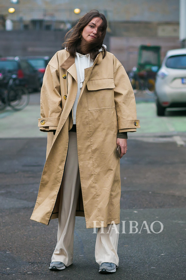 风衣正确穿搭,一件风衣怎么搭出3种不同风格