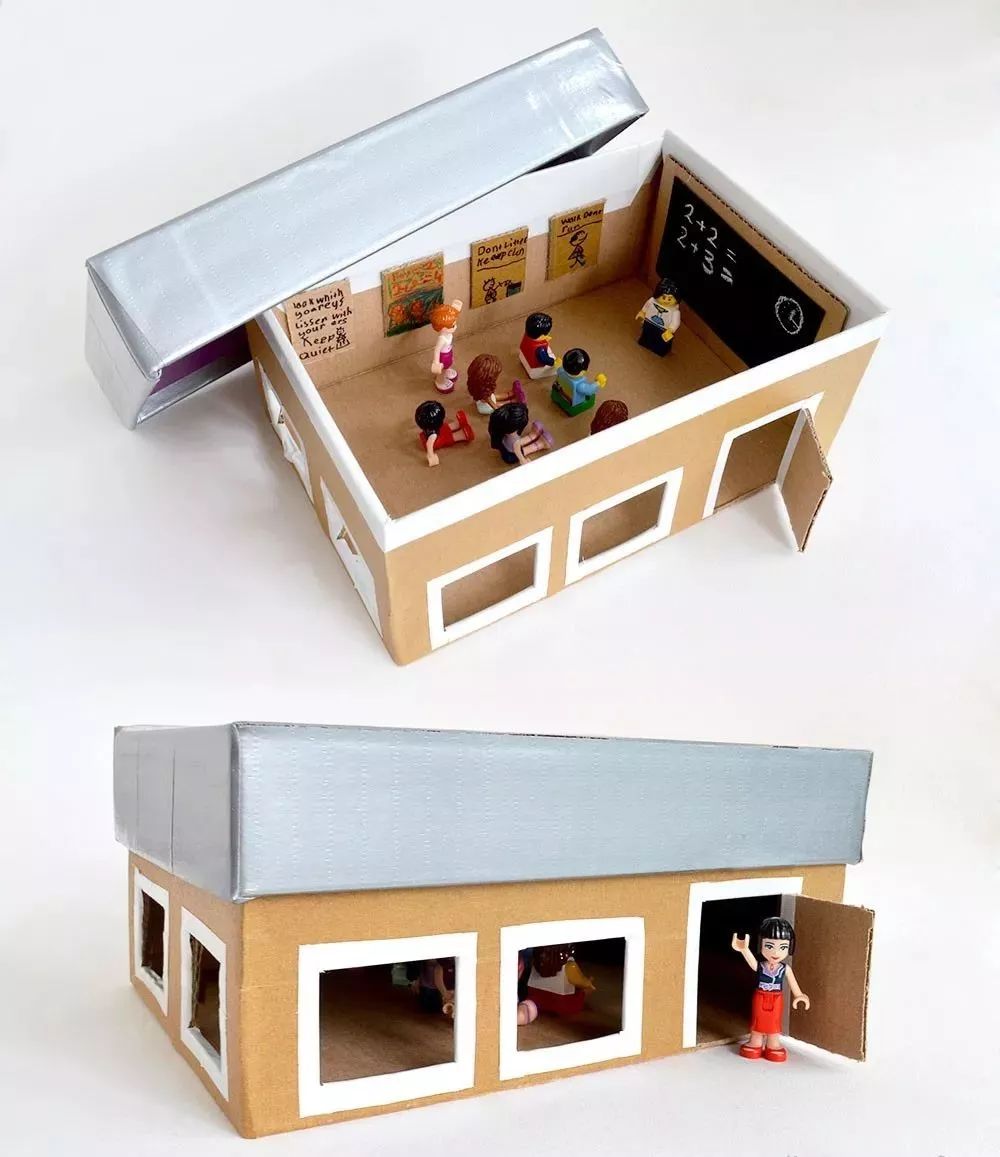 废旧快递盒不要扔改造一下,快递盒变废为宝简单好看