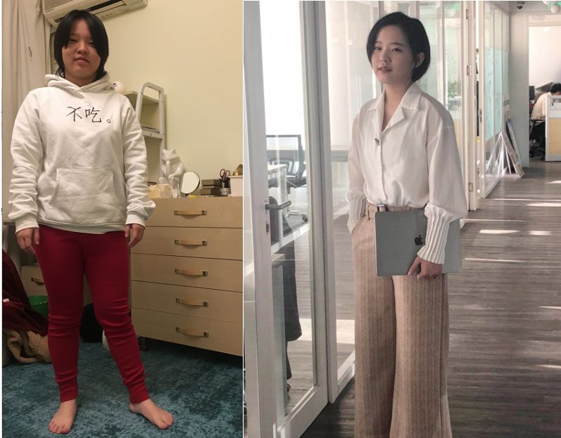 假小子变装惊艳全场的样子,肿眼泡假小子