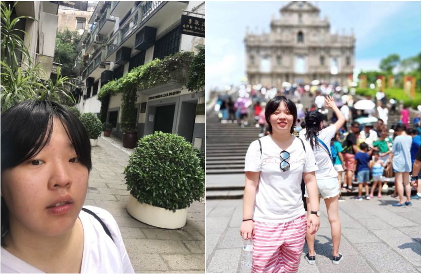 假小子变装惊艳全场的样子,肿眼泡假小子