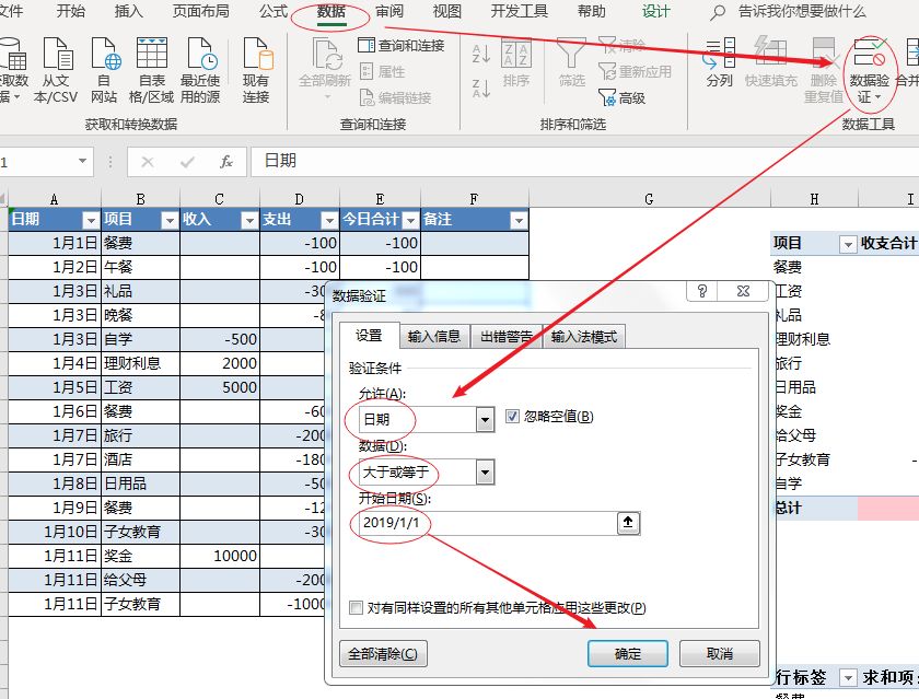 怎样制作日收支表和月收支表,怎么做最简单的收支明细表