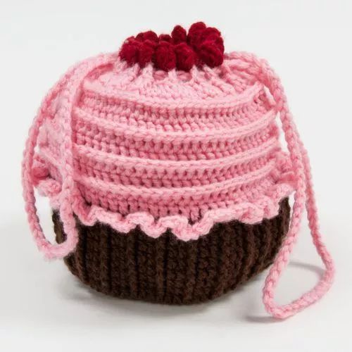 笔收纳袋小布袋,毛线钩笔袋的编织教程