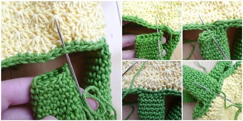 笔收纳袋小布袋,毛线钩笔袋的编织教程