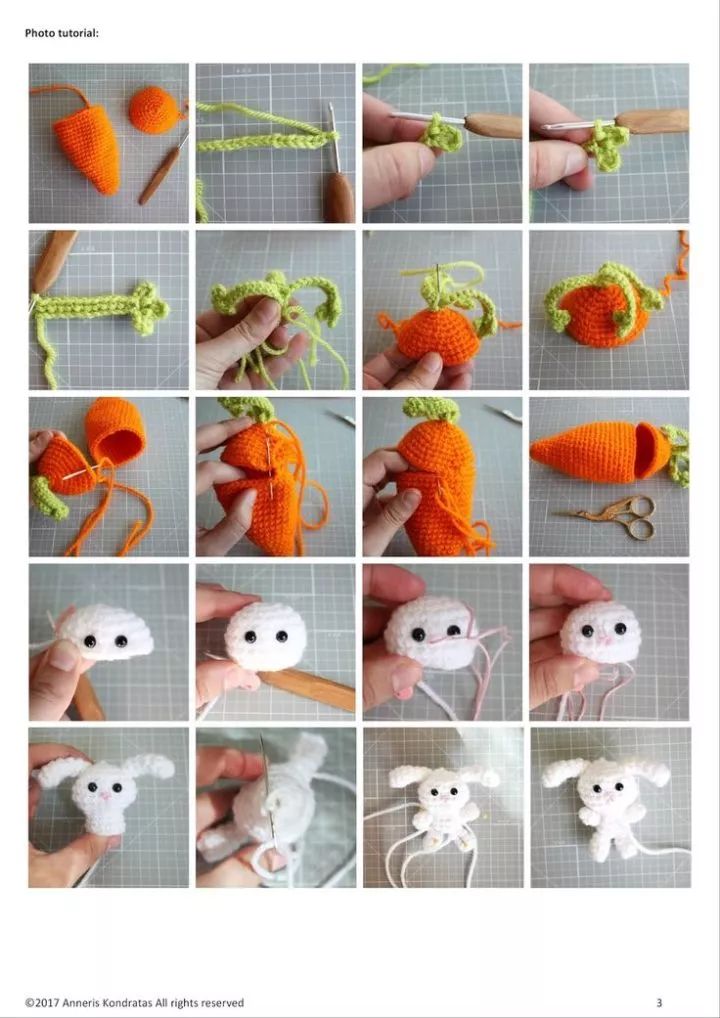 笔收纳袋小布袋,毛线钩笔袋的编织教程