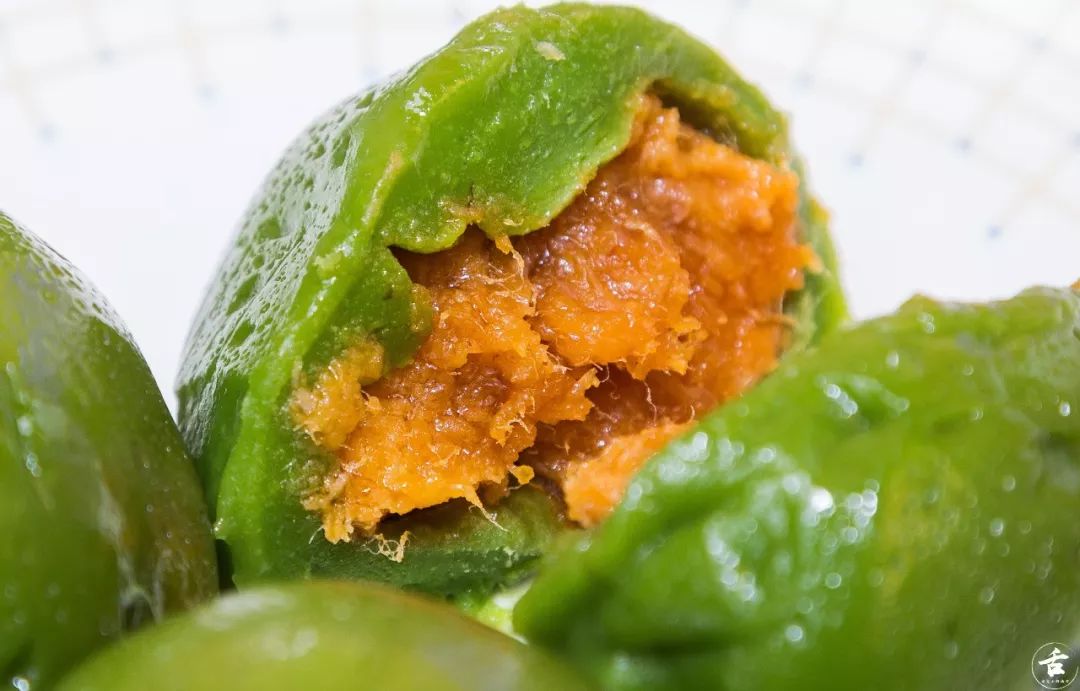 好吃的青团美篇,春天蒙山人必吃的青团