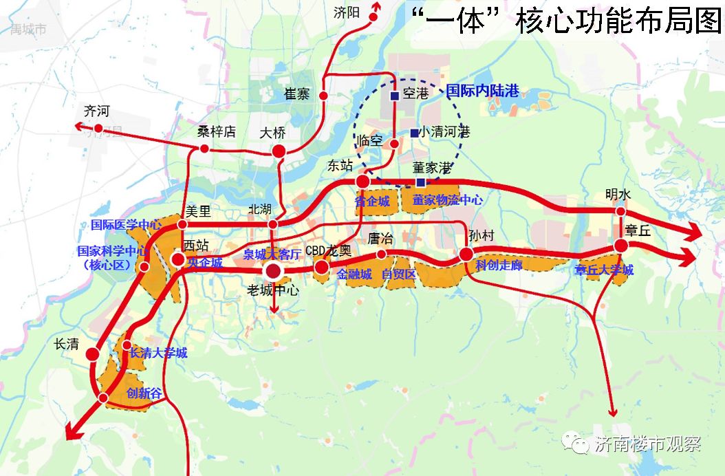 济南西站片区发展规划图,济南西客站未来的发展方向