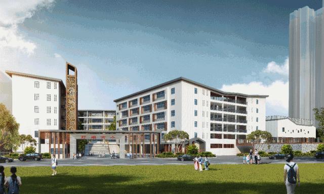 灯湖六小是第一梯队,灯湖六小航拍