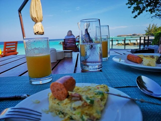 日出日落，风雨相陪，像素拍不出的美——马代可可波杜希蒂，升级超豪水的幸运鹅