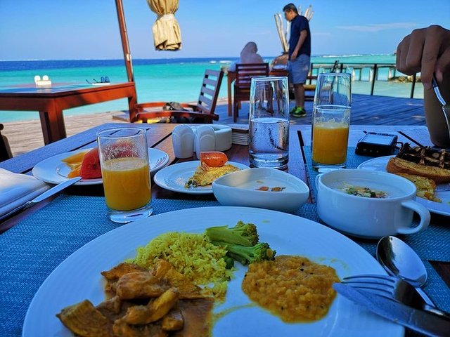 日出日落，风雨相陪，像素拍不出的美——马代可可波杜希蒂，升级超豪水的幸运鹅