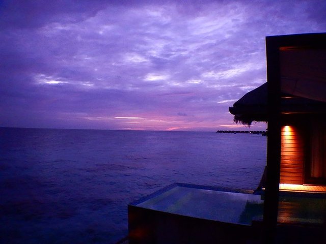 日出日落，风雨相陪，像素拍不出的美——马代可可波杜希蒂，升级超豪水的幸运鹅