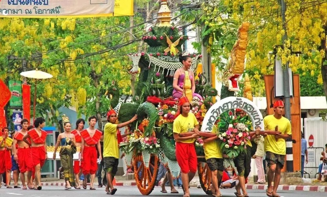 泰国泼水节西双版纳泼水节,2019泰国泼水节