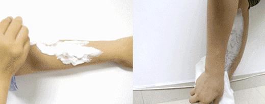 ⊙超管用！不用刮、零疼痛，轻轻一抹就能「快速脱毛」