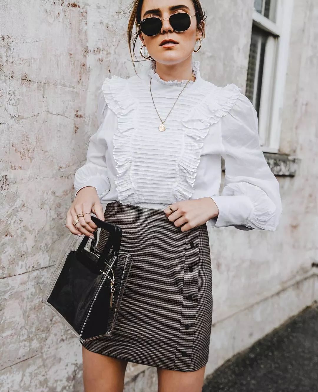 春天衬衫最实用,春天时髦衬衫格子