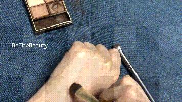 ins日杂清透眼妆适合居家的小仙女,教你两分钟就能搞定的眼妆画法