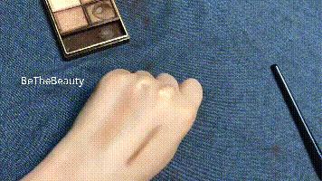 ins日杂清透眼妆适合居家的小仙女,教你两分钟就能搞定的眼妆画法