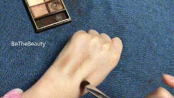 ins日杂清透眼妆适合居家的小仙女,教你两分钟就能搞定的眼妆画法