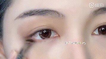 ins日杂清透眼妆适合居家的小仙女,教你两分钟就能搞定的眼妆画法