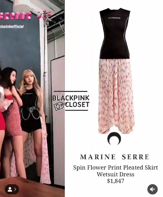 blackpink第二套衣服,blackpink一键变装原视频