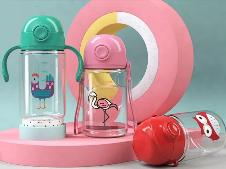 让宝宝爱上吸管杯喝水小妙招,高颜值宝宝水杯吸管杯1-3岁