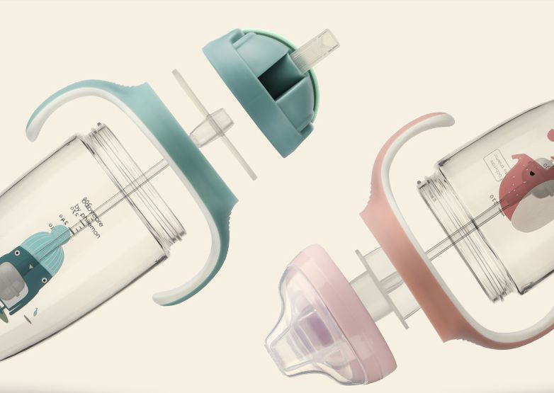 让宝宝爱上吸管杯喝水小妙招,高颜值宝宝水杯吸管杯1-3岁