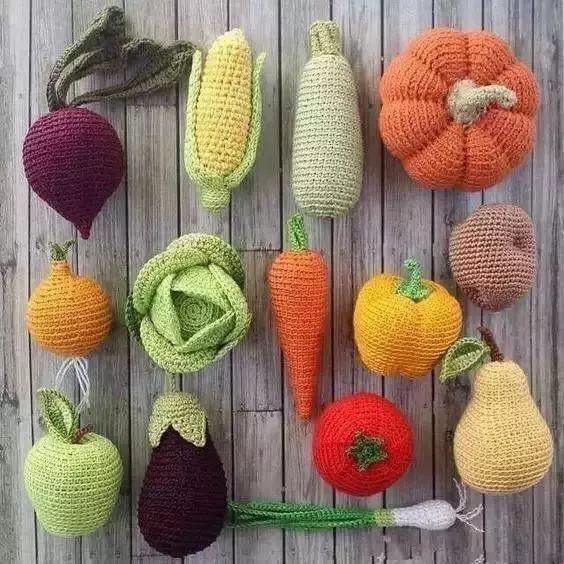 毛线编织水果宝宝教程,0到3岁宝宝手工编织完整版